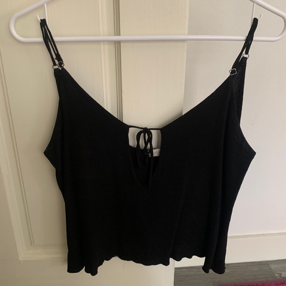 Brandy Melville Black Cami Strap Top